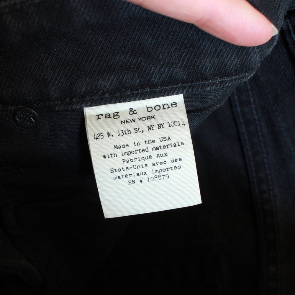 RAG & BONE “Alex” High Rise Straight Jean - Picture 10 of 12